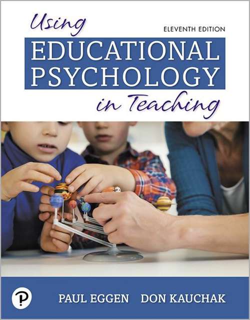 Book cover of Using Educational Psychology in Teaching (Eleventh Edition)