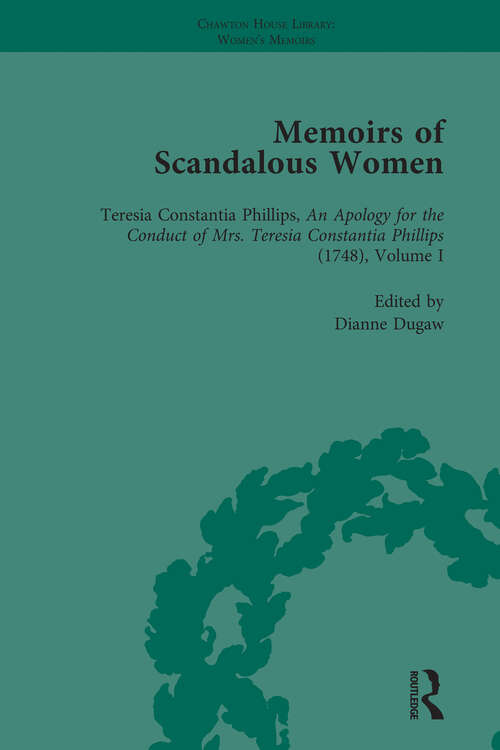 Book cover of Memoirs of Scandalous Women, Volume 1