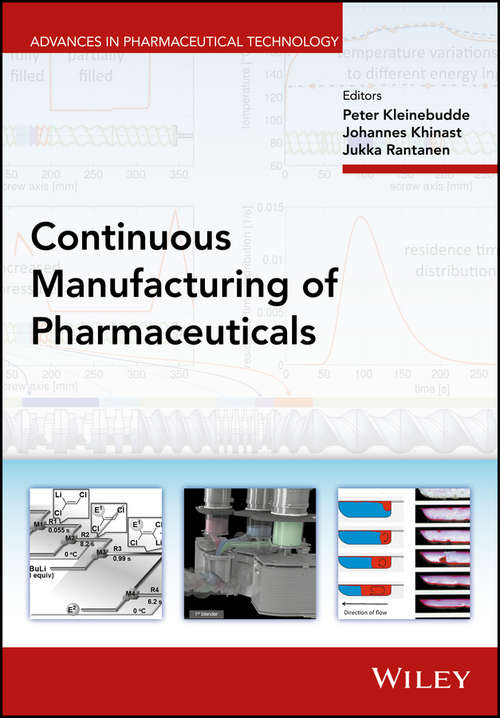 Book cover of Continuous Manufacturing of Pharmaceuticals