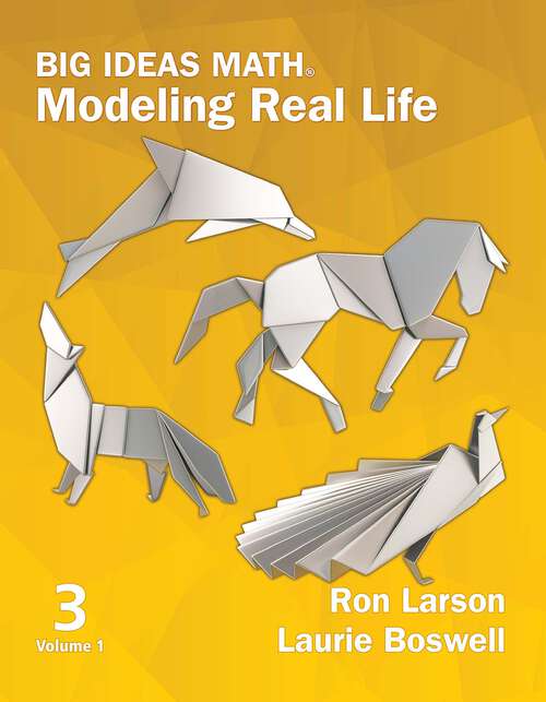 Book cover of Big Ideas Math Modeling Real Life 2022 Grade 3