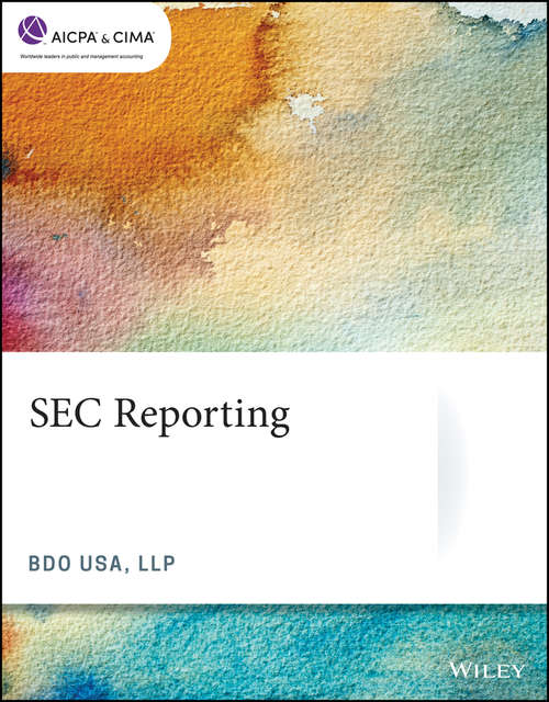 Book cover of SEC Reporting (AICPA)