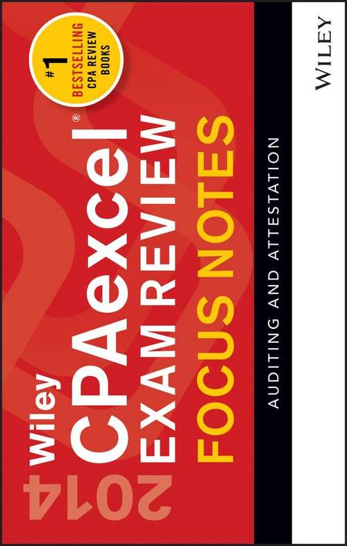 Book cover of Wiley CPAexcel Exam Review 2014 Focus Notes