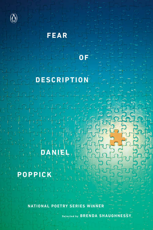 Book cover of Fear of Description (National Poetry Series)