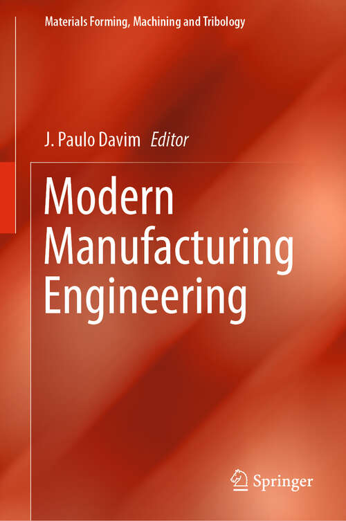 Book cover of Modern Manufacturing Engineering