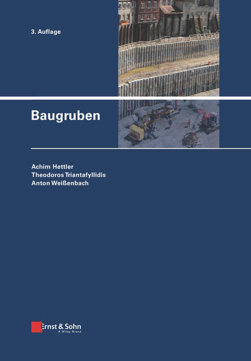 Book cover of Baugruben: Berechnungsverfahren (3. Auflage)