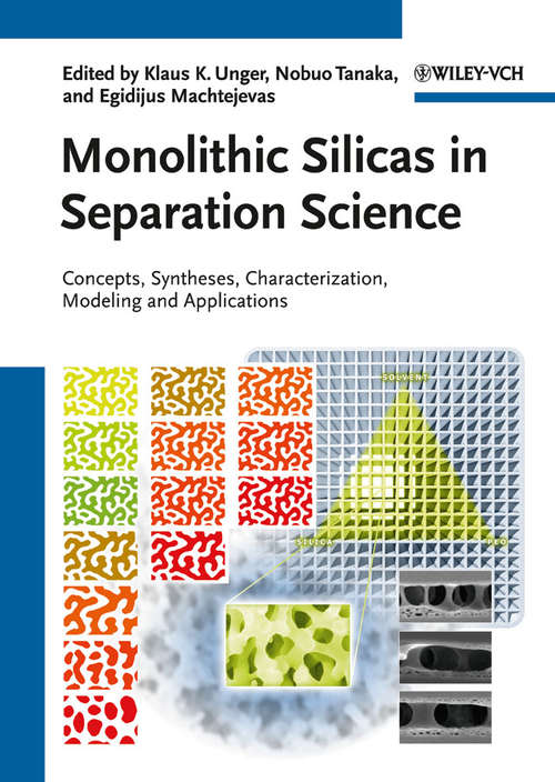 Book cover of Monolithic Silicas in Separation Science: Concepts, Syntheses, Characterization, Modeling and Applications (4)