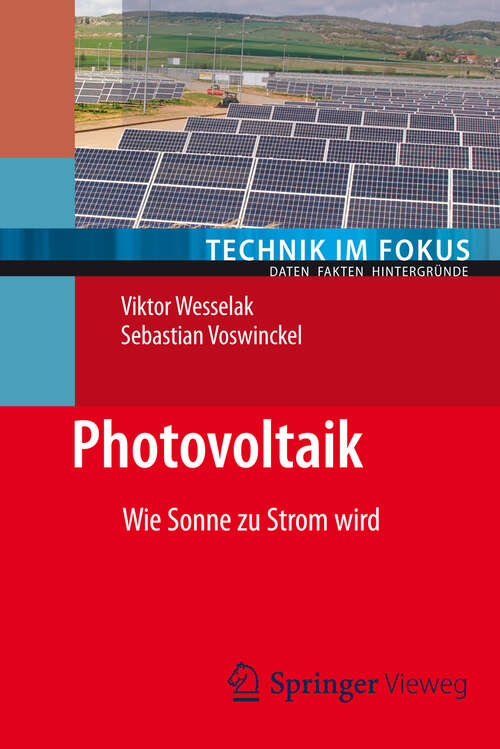 Book cover of Photovoltaik