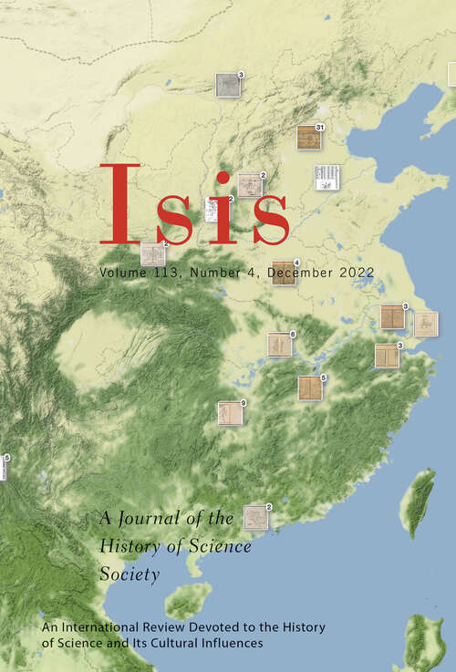 Book cover of Isis, volume 113 number 4 (December 2022)