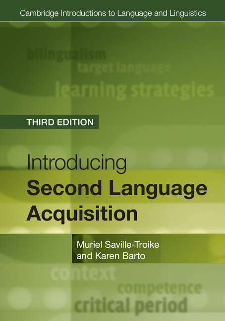 Book cover of Introducing Second Language Acquisition (Third Edition) (Cambridge Introductions to Language and Linguistics)