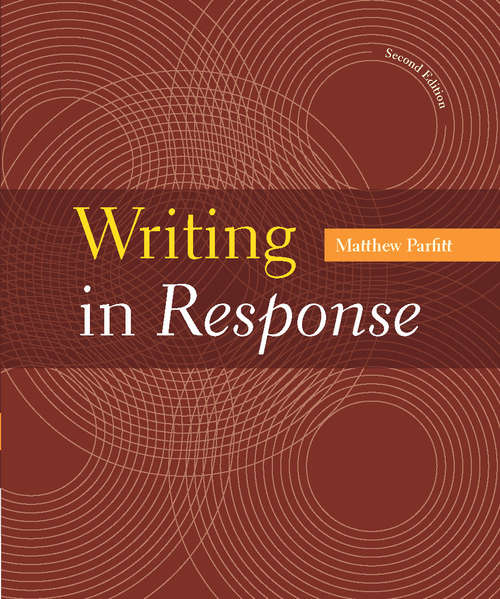 Book cover of Writing in Response