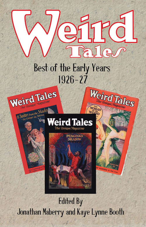 Book cover of Weird Tales: Best Of The Early Years 1926-27