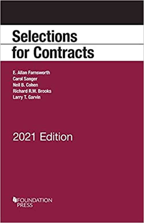 Book cover of Selections For Contracts (2021)