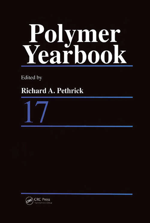 Book cover of Polymer Yearbook 17 (1)