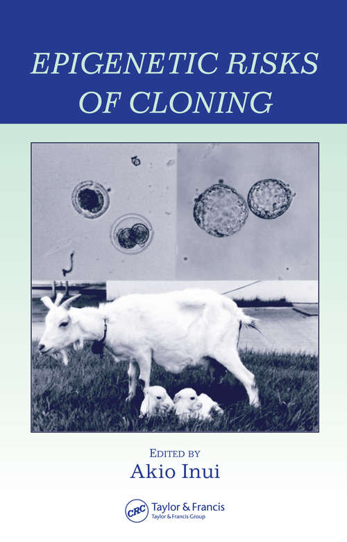 Book cover of Epigenetic Risks of Cloning