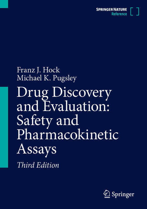 Book cover of Drug Discovery and Evaluation: Safety and Pharmacokinetic Assays (Third Edition 2024)