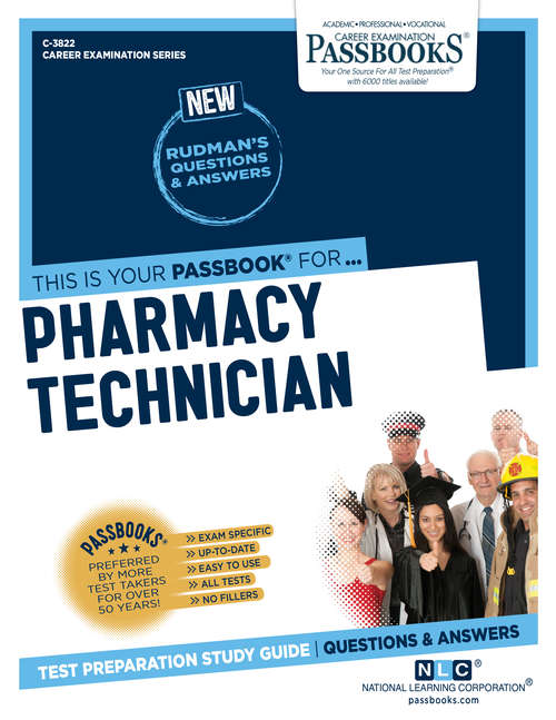 Book cover of Pharmacy Technician: Passbooks Study Guide (Career Examination Series)