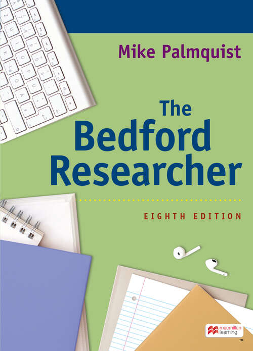 Book cover of The Bedford Researcher (Eighth Edition)