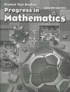 Book cover of Student Test Booklet Grade 3 Sadlier-Oxford Progress In Mathematics