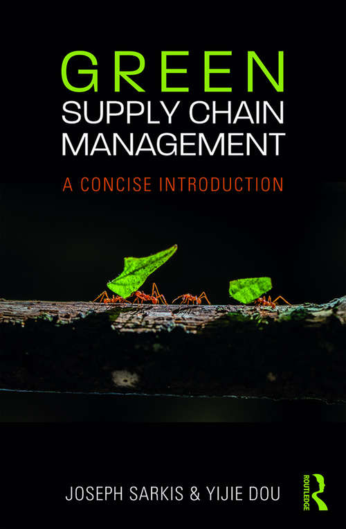 Book cover of Green Supply Chain Management: A Concise Introduction