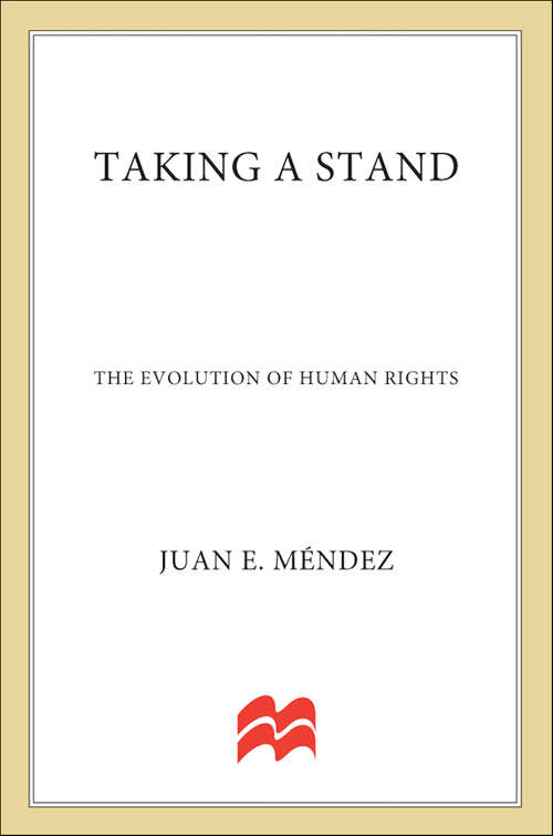 Book cover of Taking a Stand: The Evolution of Human Rights