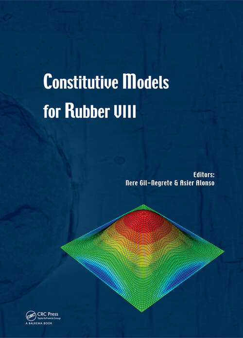 Book cover of Constitutive Models for Rubber VIII (1)