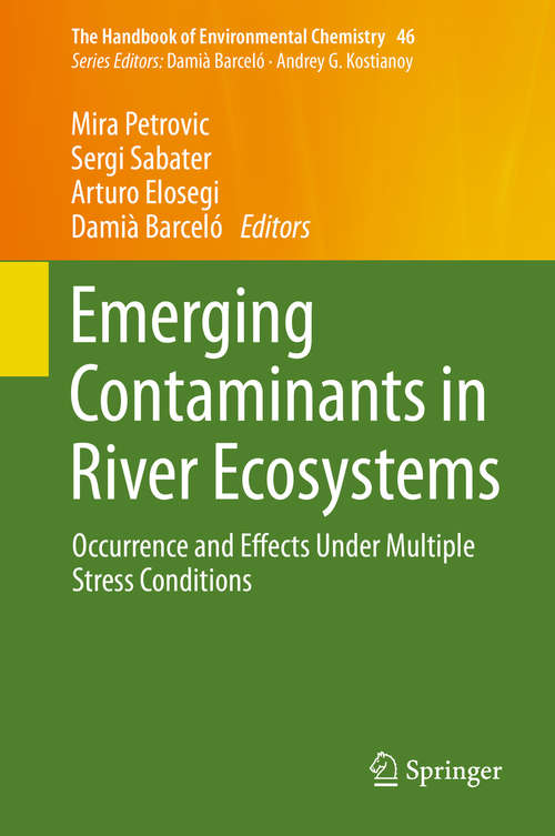 Book cover of Emerging Contaminants in River Ecosystems