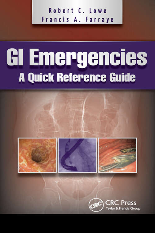 Book cover of GI Emergencies: A Quick Reference Guide