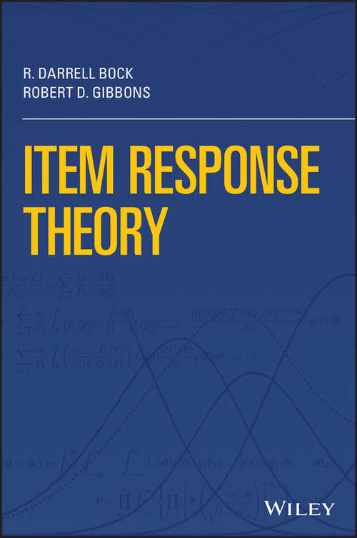 Book cover of Item Response Theory