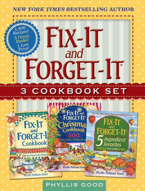 Book cover of Fix-It and Forget-It Box Set: 3 Slow Cooker Classics in 1 Deluxe Gift Set (Fix-It and Forget-It)