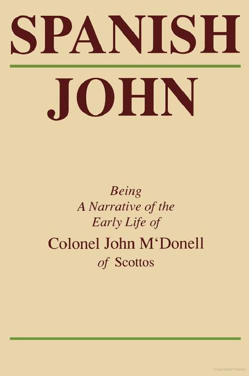 Book cover of Spanish John