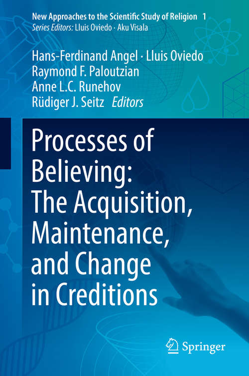 Book cover of Processes of Believing: The Acquisition, Maintenance, and Change in Creditions