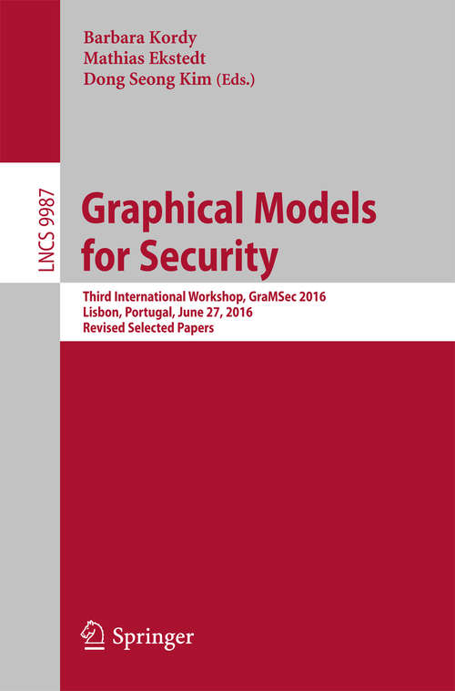 Book cover of Graphical Models for Security