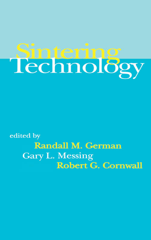 Book cover of Sintering Technology