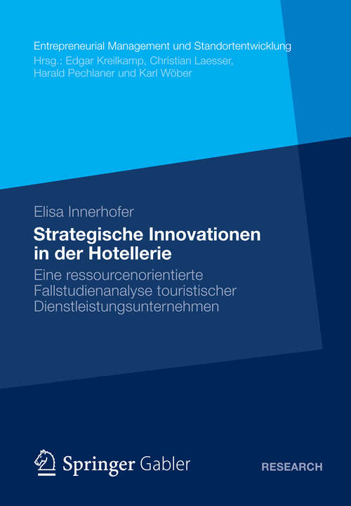 Book cover of Strategische Innovationen in der Hotellerie