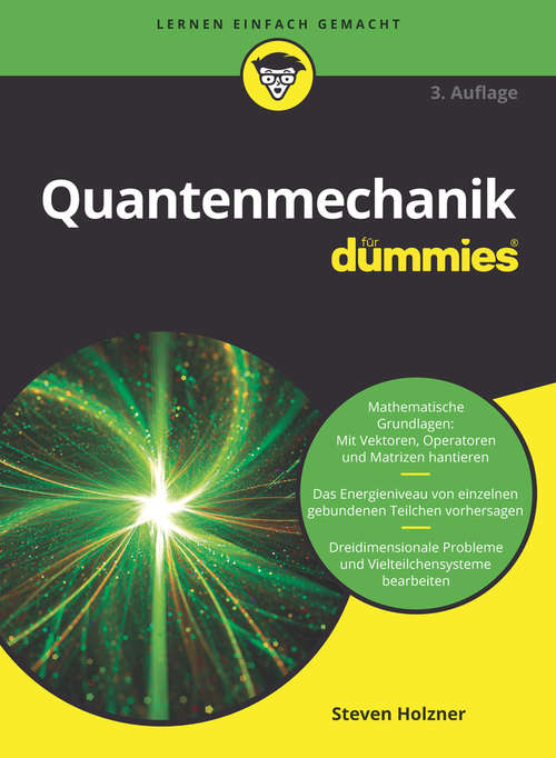 Book cover of Quantenmechanik für Dummies (3. Auflage) (Für Dummies)