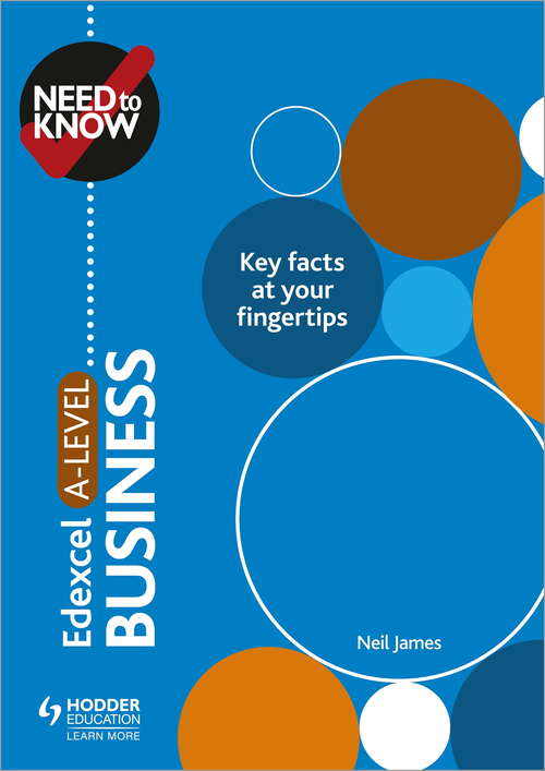 Book cover of Need to Know: Edexcel A-level Business Epub