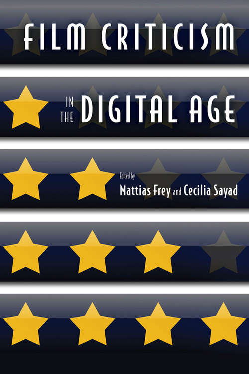 Book cover of Film Criticism in the Digital Age
