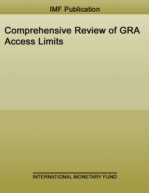 Book cover of Comprehensive Review of GRA Access Limits