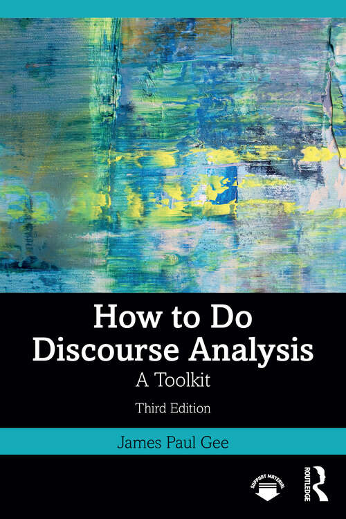 Book cover of How to Do Discourse Analysis: A Toolkit (3)