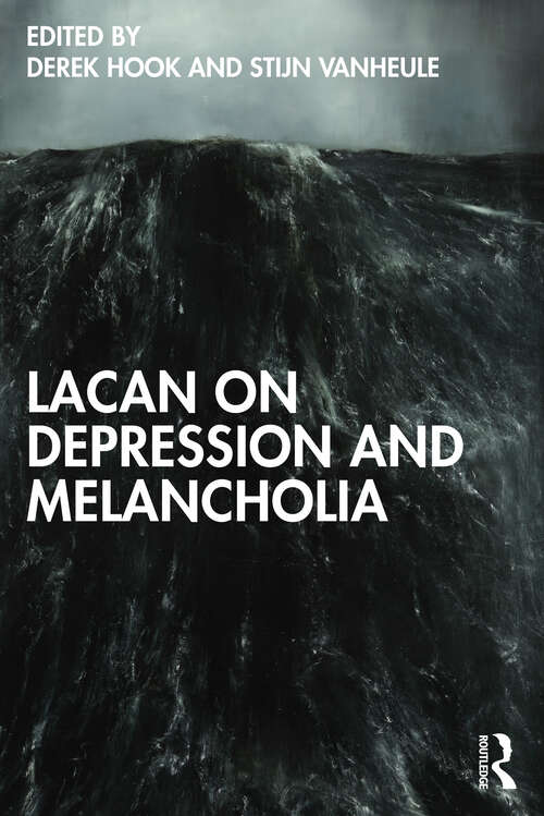 Book cover of Lacan on Depression and Melancholia