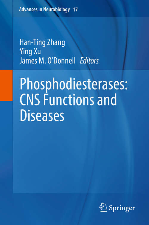 Book cover of Phosphodiesterases: CNS Functions and Diseases
