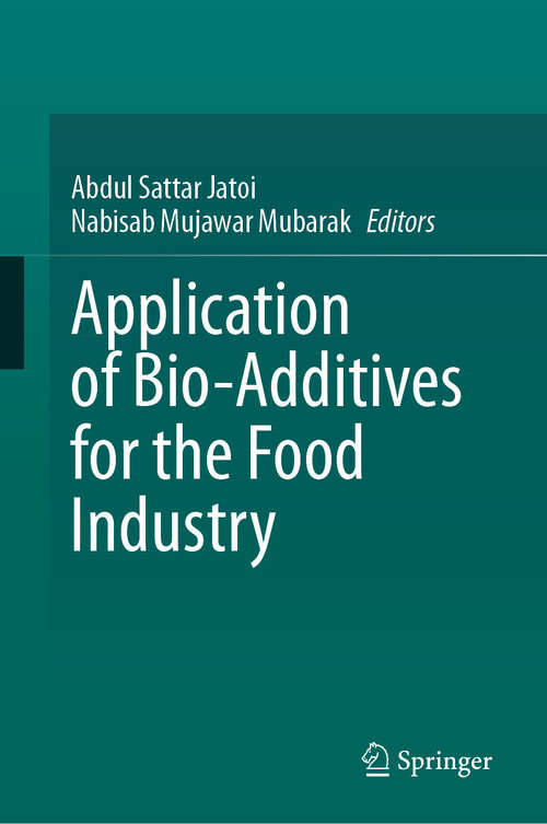 Book cover of Application of Bio-Additives for the Food Industry