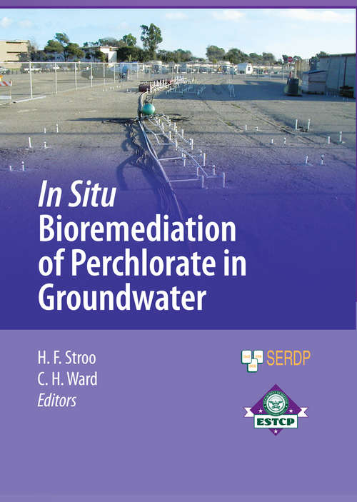 Book cover of In Situ Bioremediation of Perchlorate in Groundwater