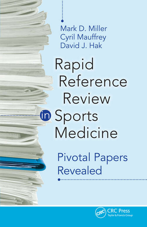 Book cover of Rapid Reference Review in Sports Medicine: Pivotal Papers Revealed