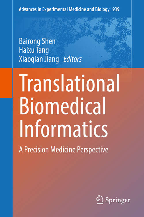 Book cover of Translational Biomedical Informatics