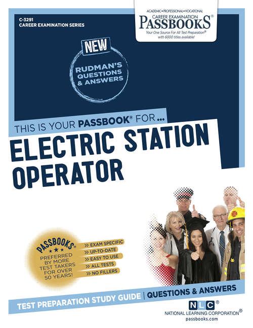 Book cover of Electric Station Operator: Passbooks Study Guide (Career Examination Series: C-3291)