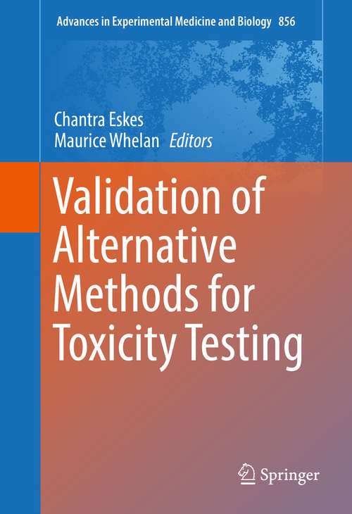 Book cover of Validation of Alternative Methods for Toxicity Testing