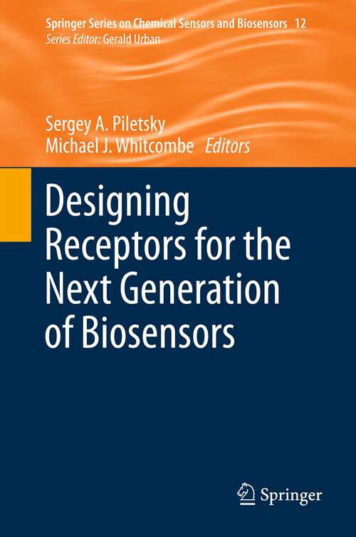 Book cover of Designing Receptors for the Next Generation of Biosensors