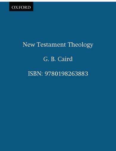 Book cover of New Testament Theology