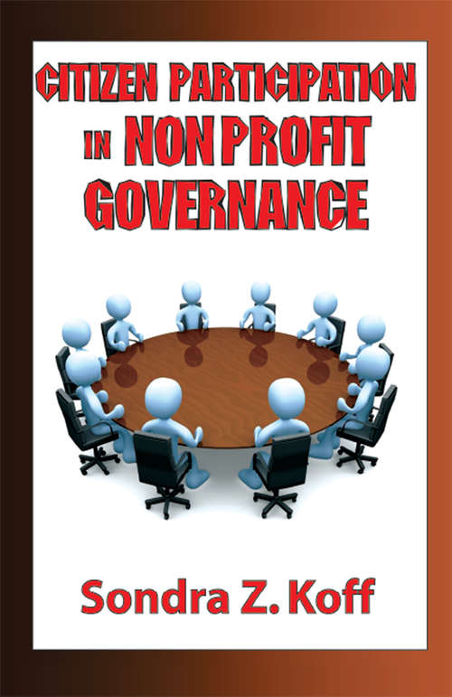 Book cover of Citizen Participation in Non-profit Governance